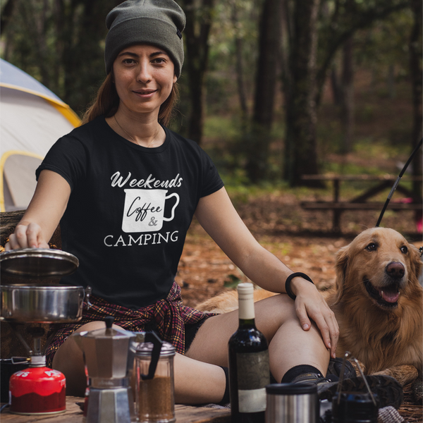 Weekends, Coffee & Camping Shirt