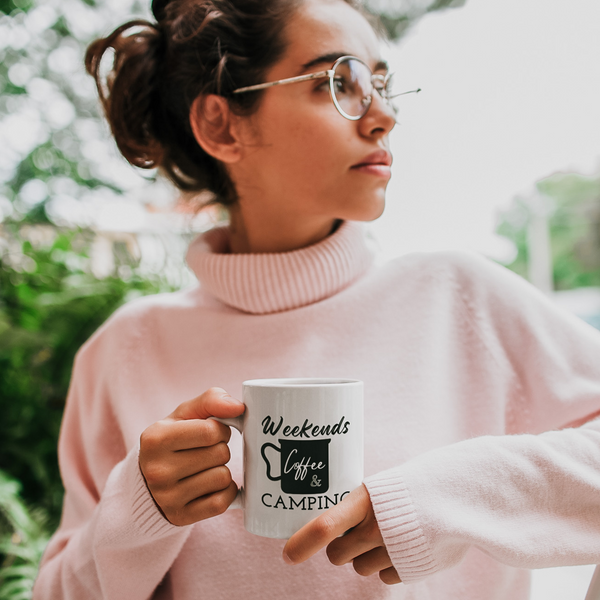 Weekends, Coffee & Camping Mug